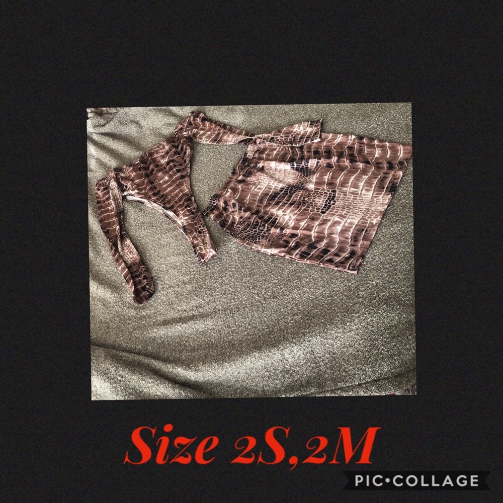 💥Snake Print 2pc💥 - Picture 1 of 2